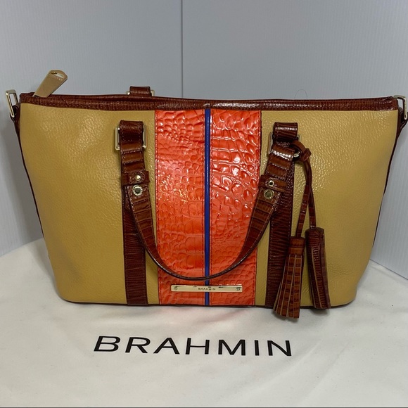 Brahmin Handbags - Brahmin Mini Asher - Pimento Lady Vineyard